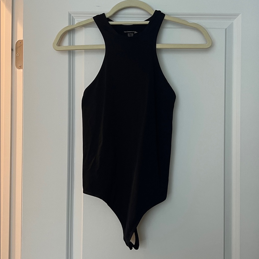 Free People Black Bodysuit